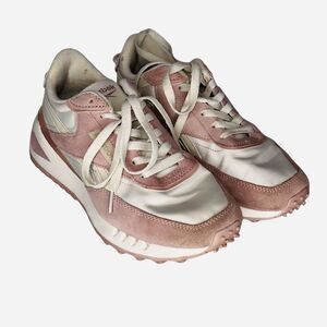 Reebok Classic Nylon Pink White‎ Women's Athletic Sneakers Size 7.5 FFC0122585